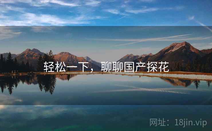 轻松一下，聊聊国产探花