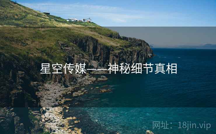 星空传媒——神秘细节真相 星空传媒——神秘细节真相