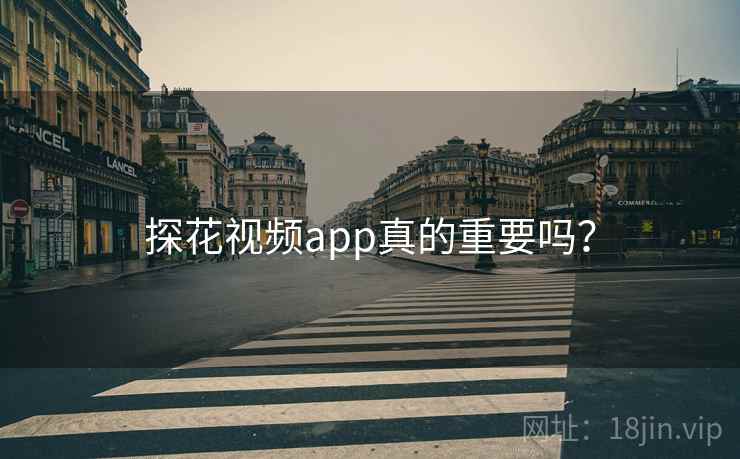 探花视频app真的重要吗？