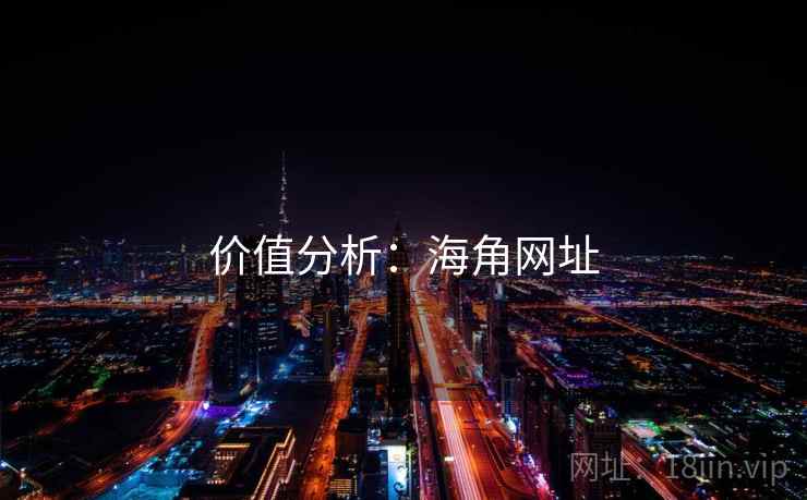 价值分析：海角网址