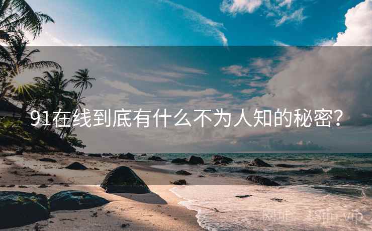 91在线到底有什么不为人知的秘密？