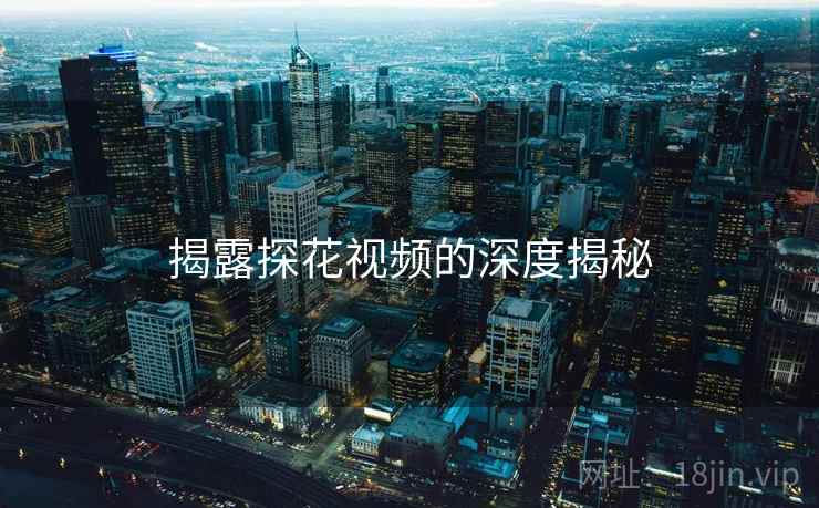 揭露探花视频的深度揭秘