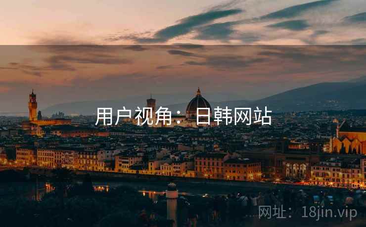用户视角:日韩网站 用户视角:日韩网站